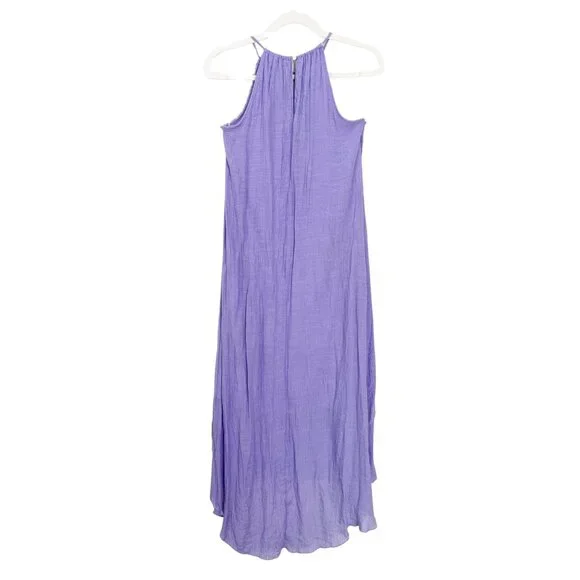 Lavender Crochet Detail High Low Dress - Picture 2 of 6